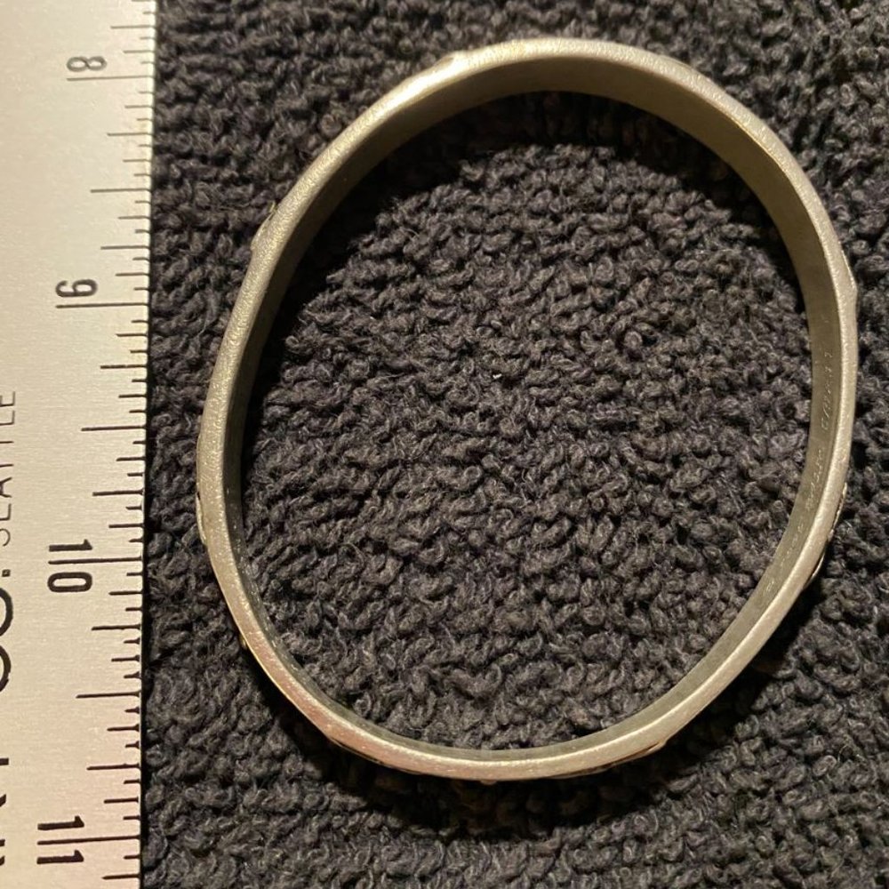 Silver Dragonfly bangle - Picture 2 of 3